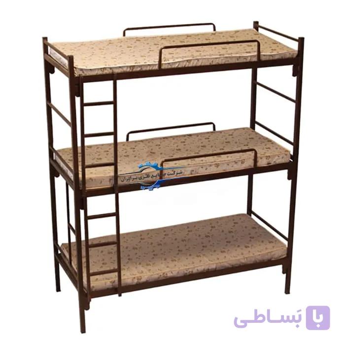 تخت سه طبقه فلزی مدل BT-301