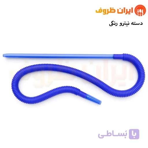 شلنگ قلیان جمعشو رنگی با دسته نیترو هایکادو / کیسه 100 عددی — تصویر 1