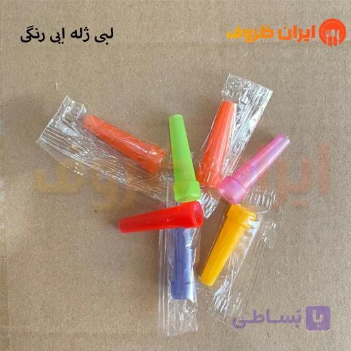 لبی قلیان ژله ایی رنگی تک سلفون / کیسه 5000 عددی — تصویر 1