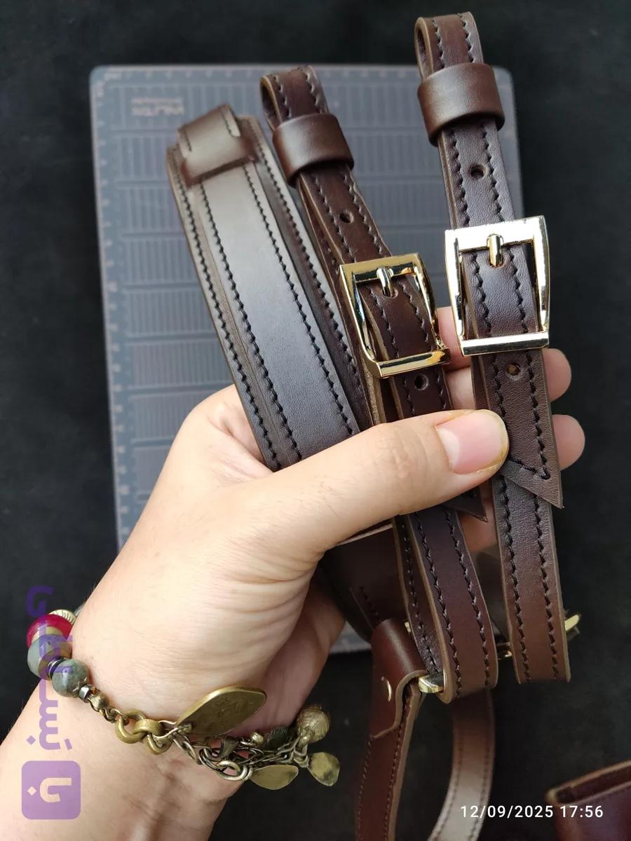 بند دوربین عکاسی چرم مدل آرین