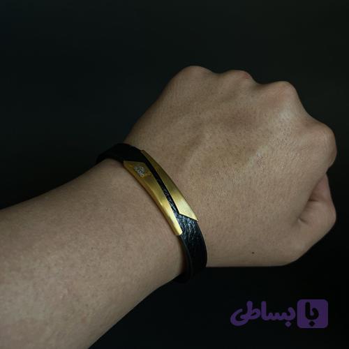 دستبند چرم وارن — تصویر 1