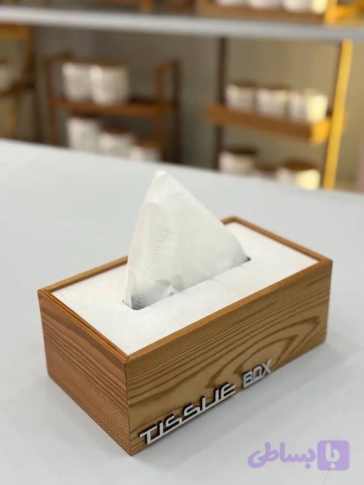 باکس چوبی دستمال کاغذی