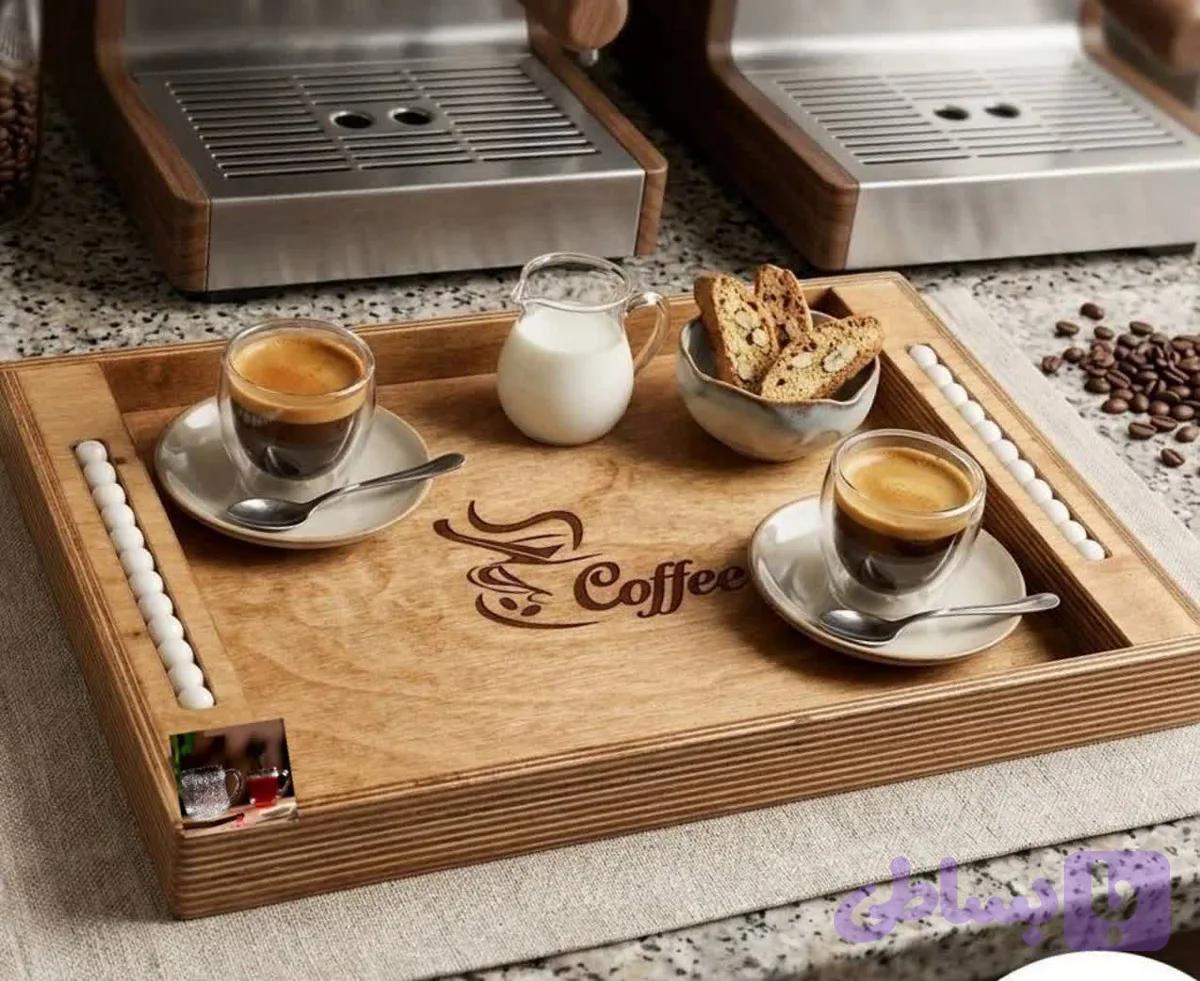 سینی چوبی مهره دار