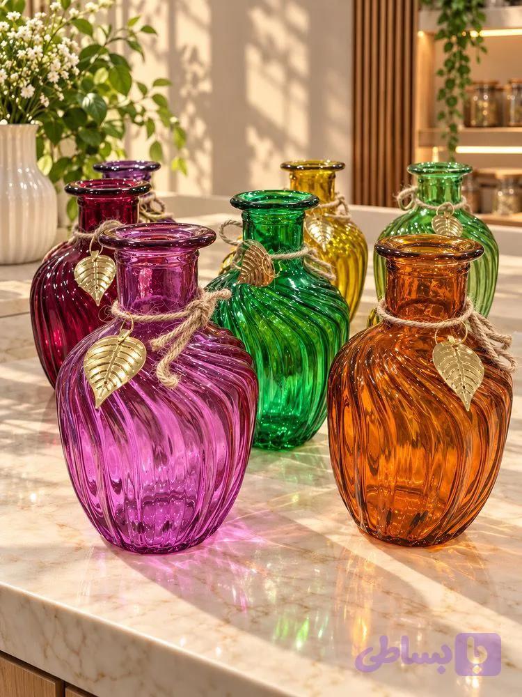 گلدان مریلا رنگبندی رندوم