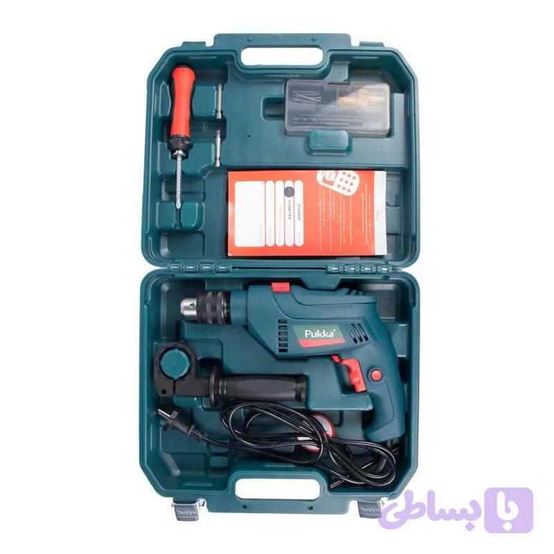 دریل چکشی پوکا Pukka مدل D13250S توان 550 وات سه‌نظام 13 میلی‌متر
