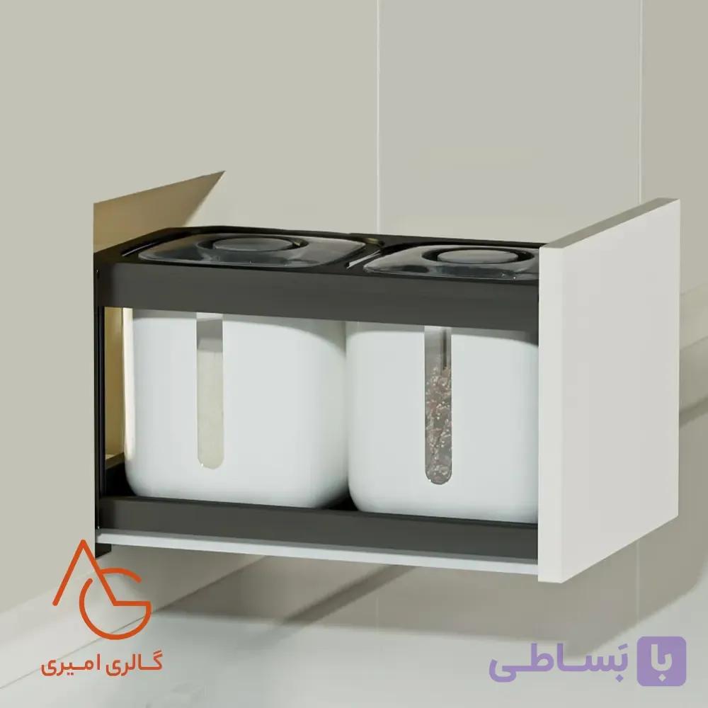 سطل برنج 2 قلو ریلی حجم 15 لیتر کد 9214 ملونی