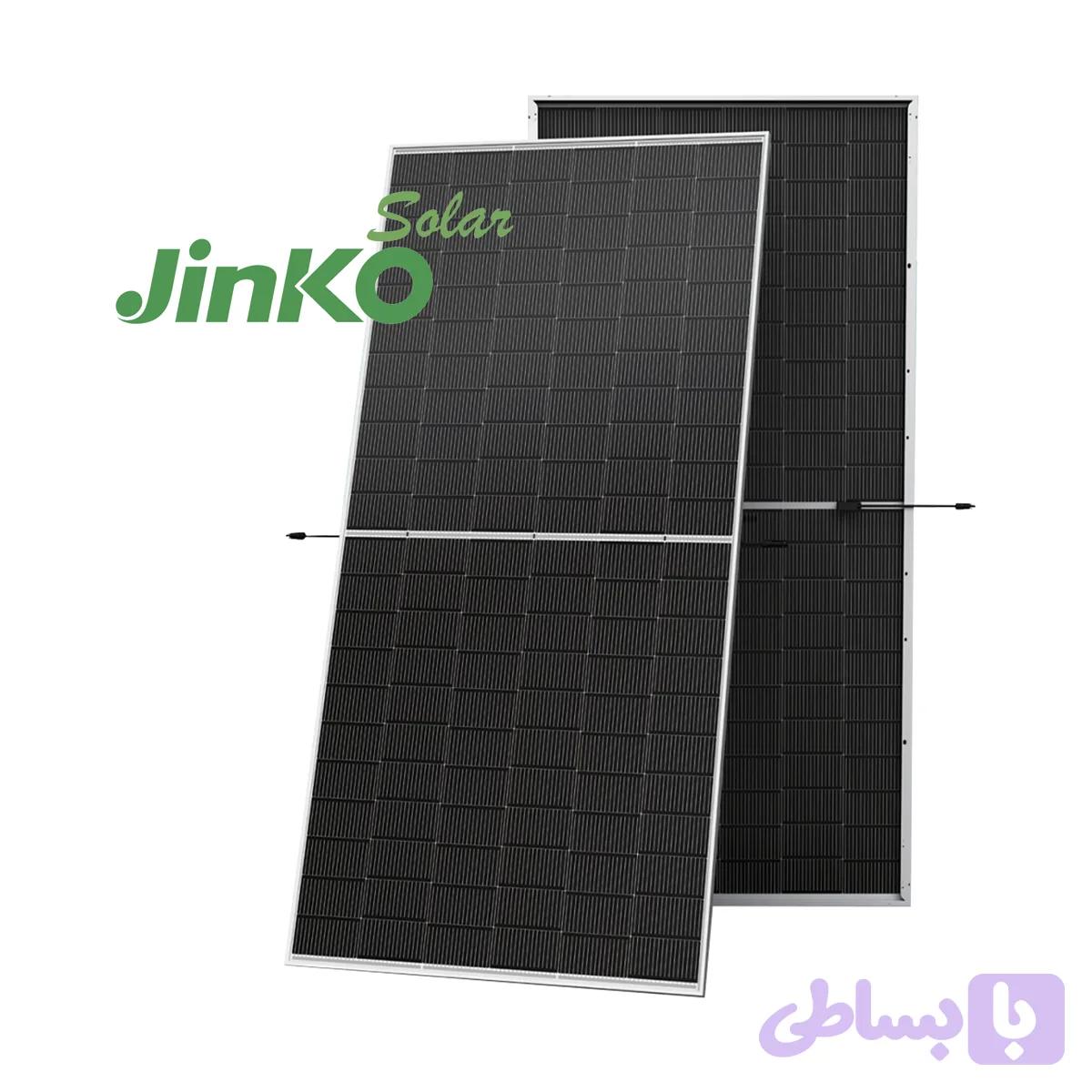 پنل خورشیدی jinko 620W Bifacial Dual Glass Monocrystalline — تصویر 1