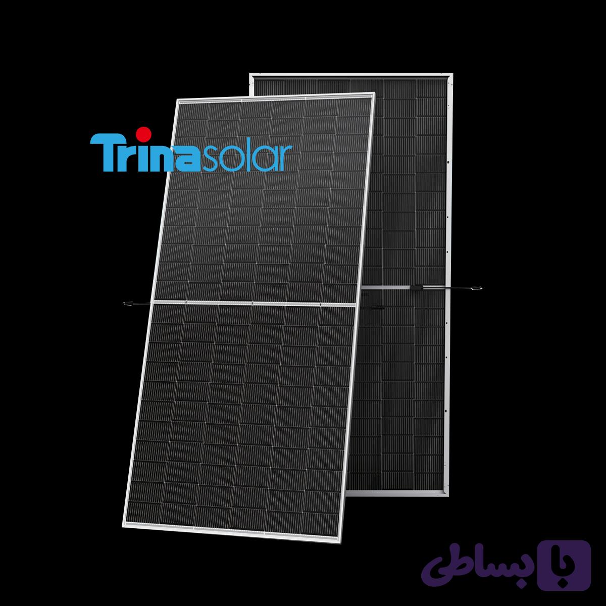 پنل خورشیدی TRINA 720W Bifacial Dual Glass Monocrystalline