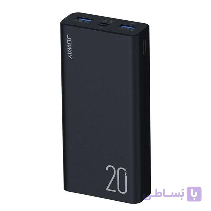 پاور بانک جووی مدل JP-302 ظرفیت 20000 میلی آمپرساعت — تصویر 1