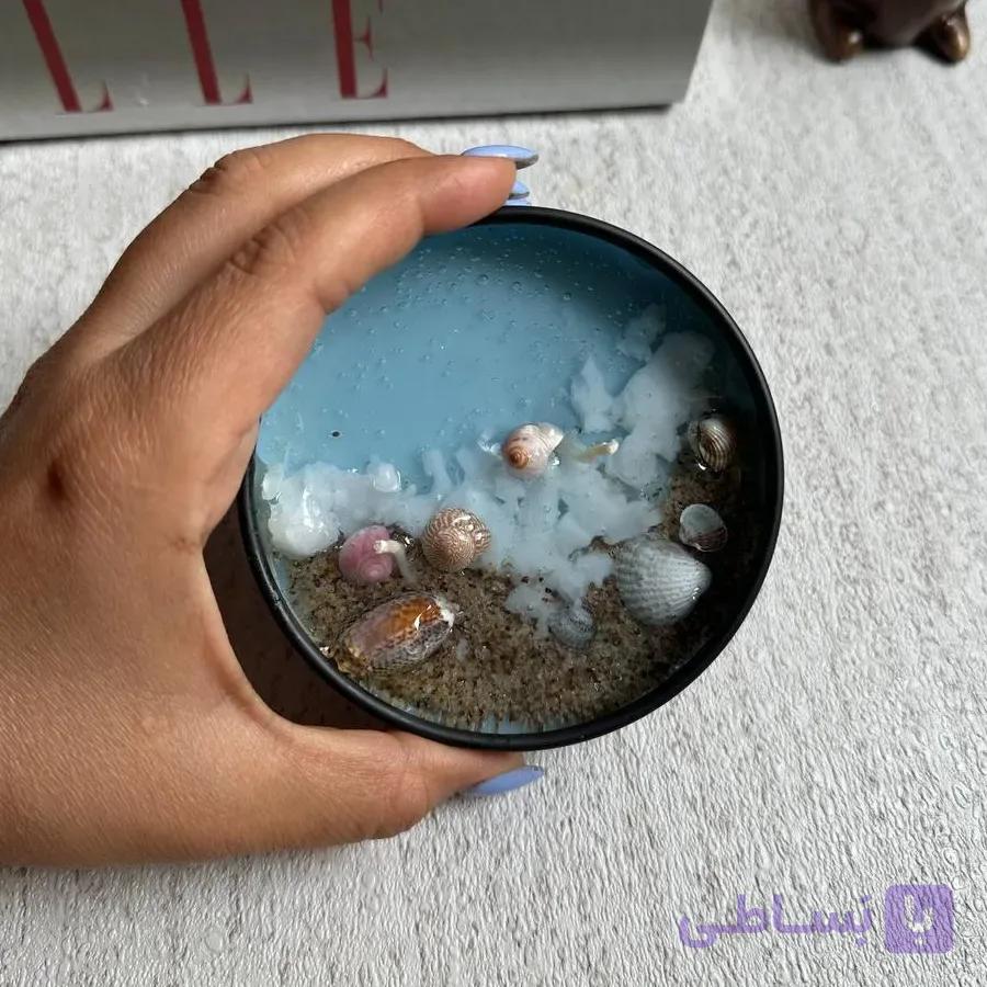 شمع دریایی درب دار (مدل قوطی فلزی) — تصویر 1