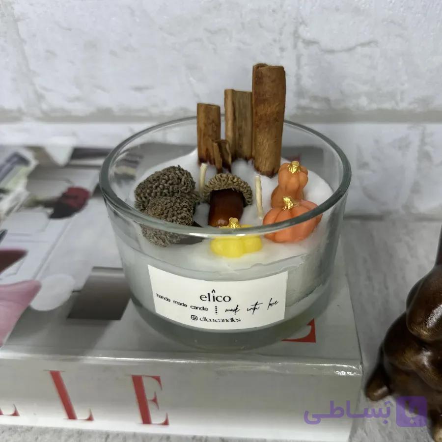شمع لیوانی پاییزه — تصویر 1