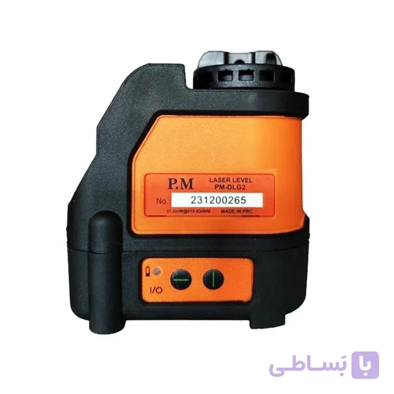 تراز لیزری دو خط DL10 پی ام با برد ۳۰ متر و زاویه ۱۸۰ درجه