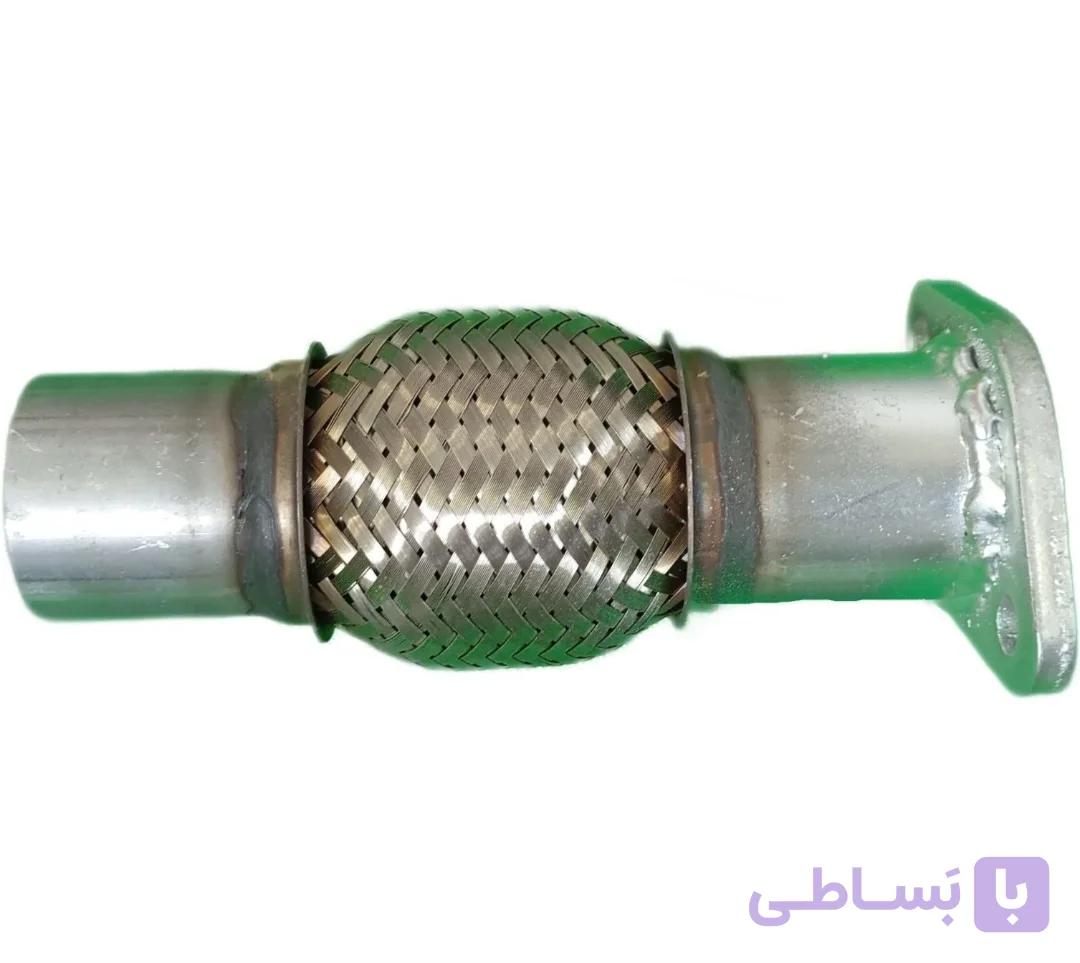 حصیری اگزوز تیبا و ساینا کوتاه سه لایه با فلنچ وارداتی مشخصات