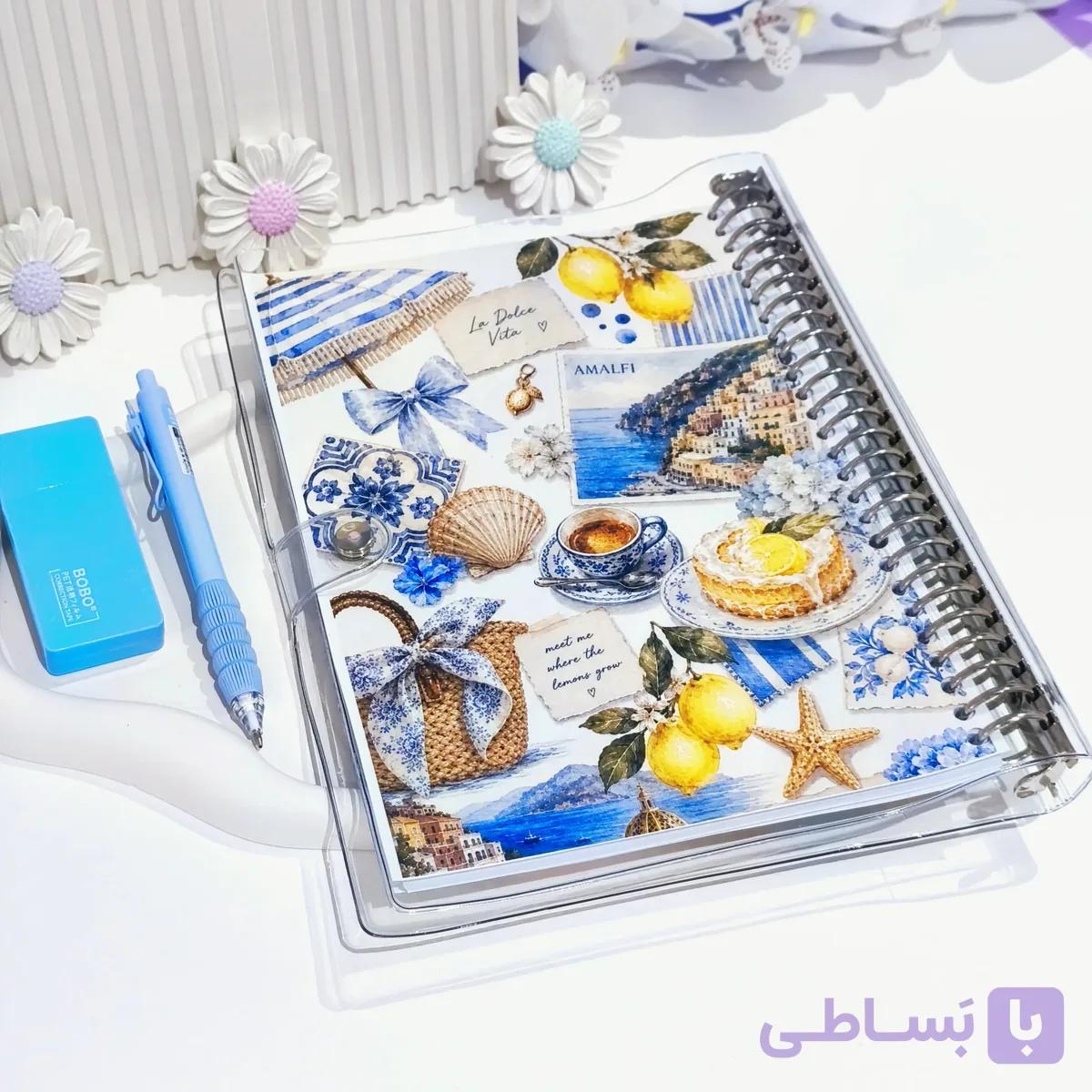 کلاسور جلد شفاف پینترستی سایز A4 — تصویر 1