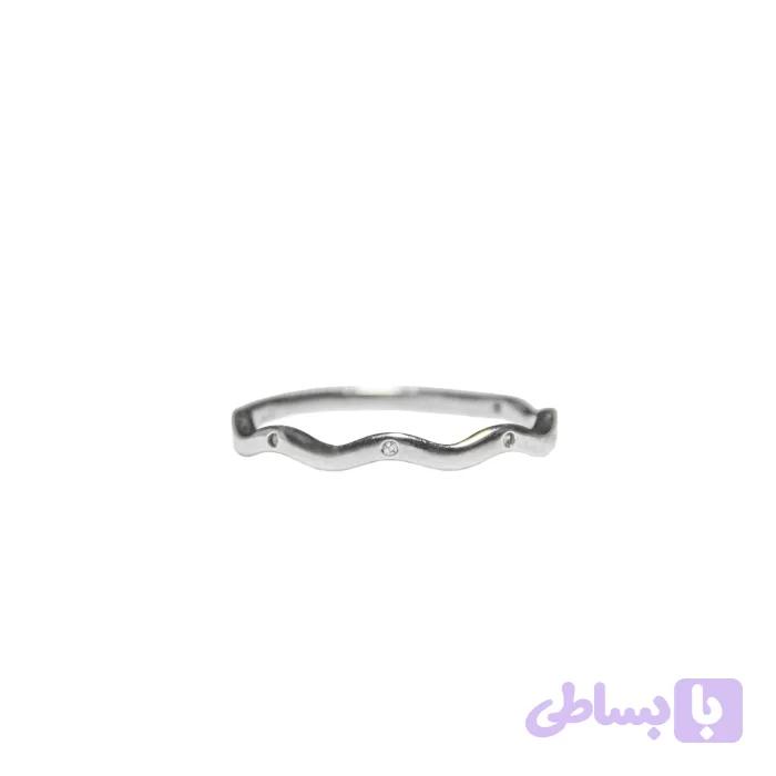 انگشتر نقره مارپیچ — تصویر 1