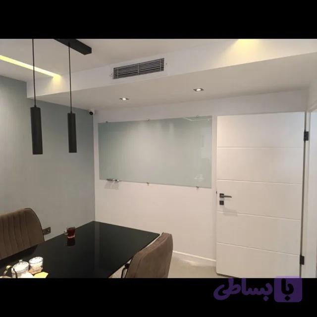 وایت برد شیشه ای ۹۰×۱۵۰.ارسال و نصب رایگان