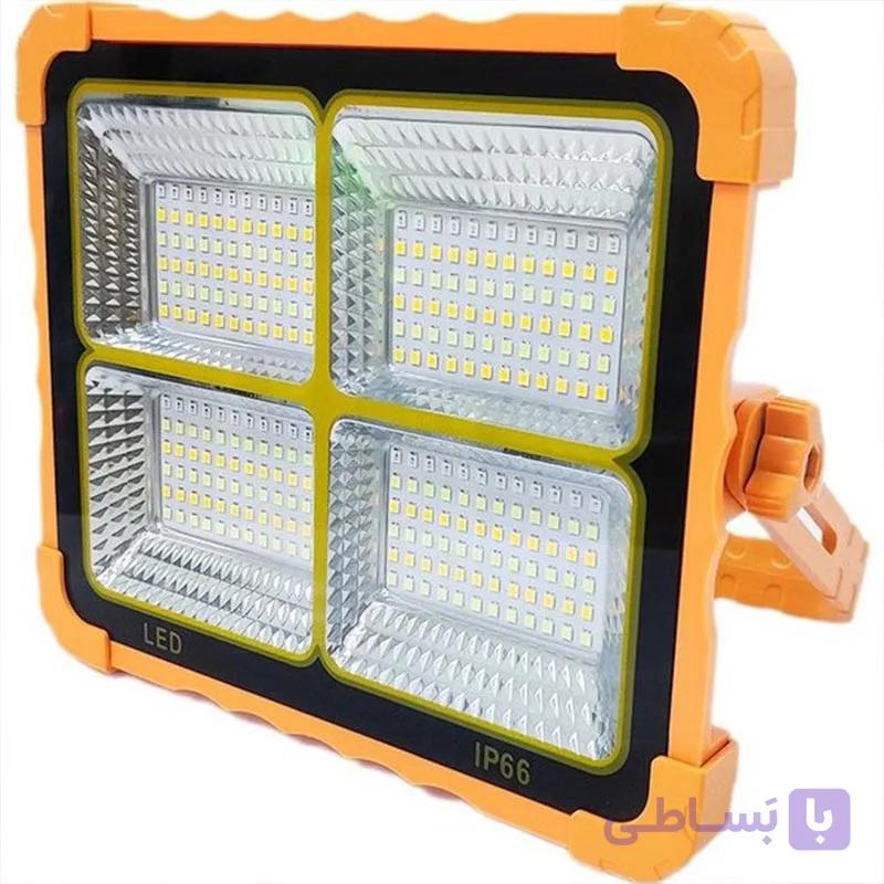 پروژکتور نورافکن چراغ شارژی خورشیدی پاوربانک ip66