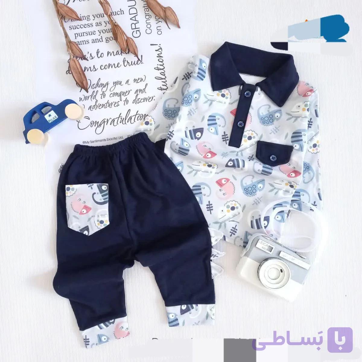بلوز شلوار آفتاب پرست(نوزادی تا۳سال)