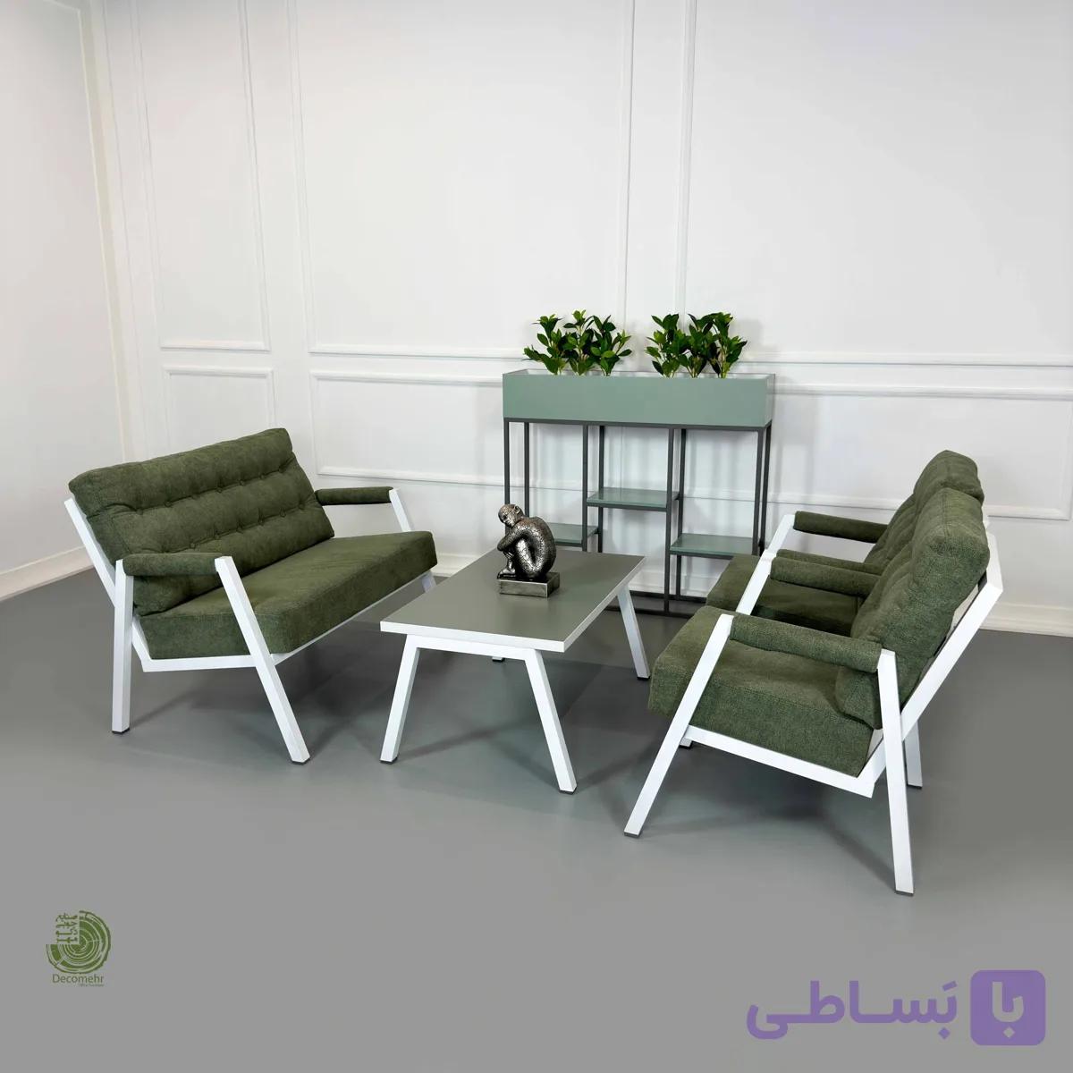 نیمست اداری OS440 (رنگ سبز) — تصویر 1