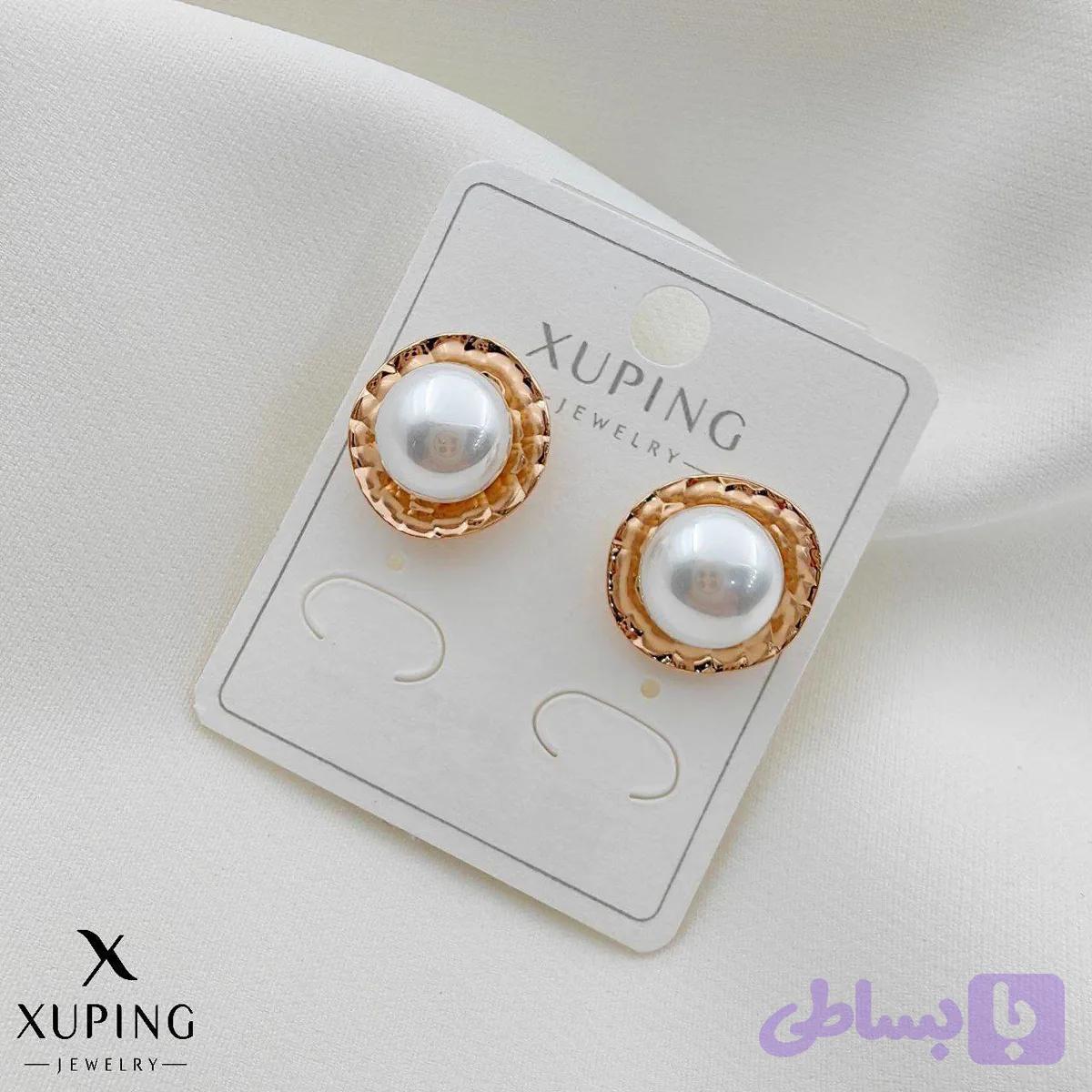 گوشواره مرواریدی میخی ژوپینگ