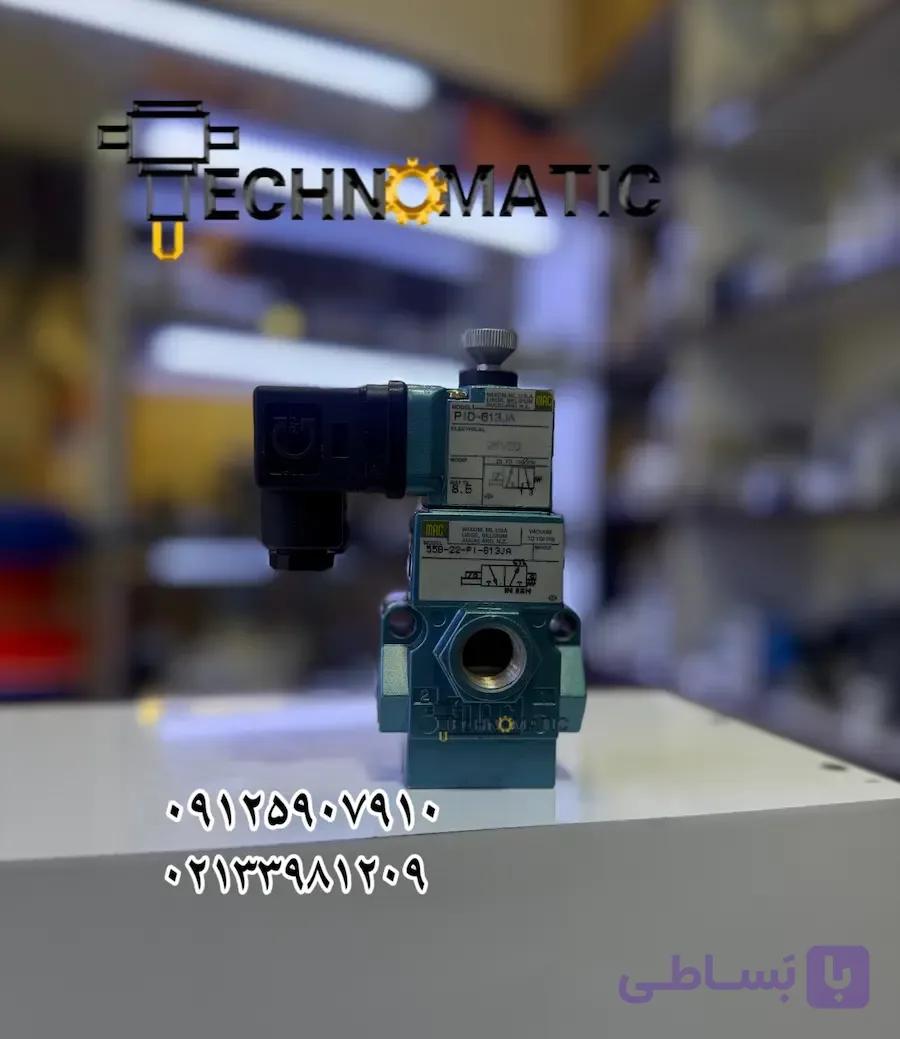 شیر برقی MAC مدل 55B-22-PI-611JA سایز 3/8 اینچ — تصویر 1
