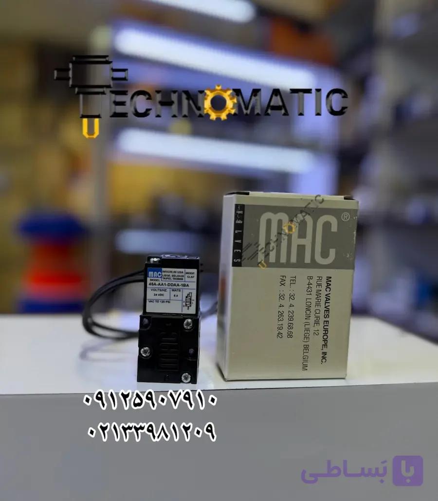 شیر برقی MAC مدل 45A-AA1-DDAA-1BA سایز 1/4 — تصویر 1