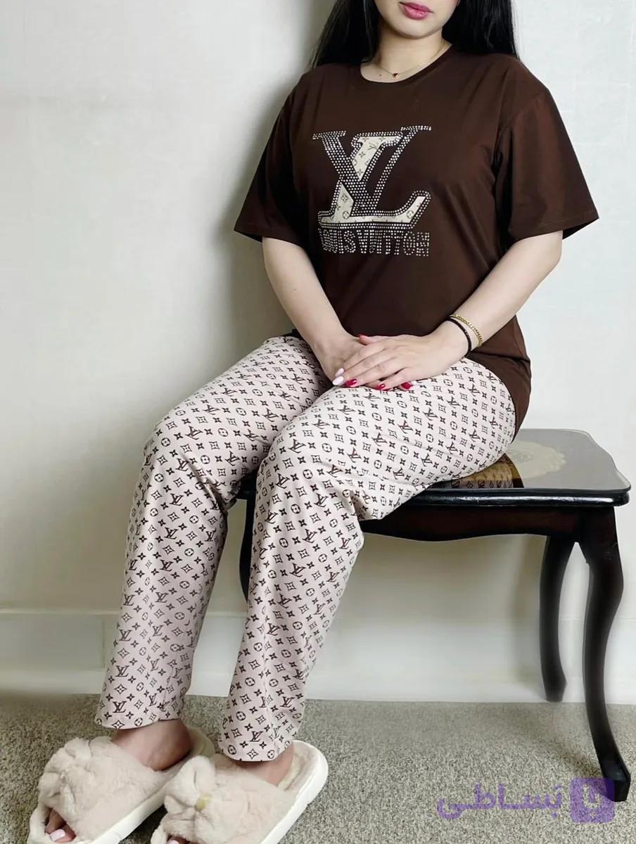 تیشرت شلوار ست لوکس LV