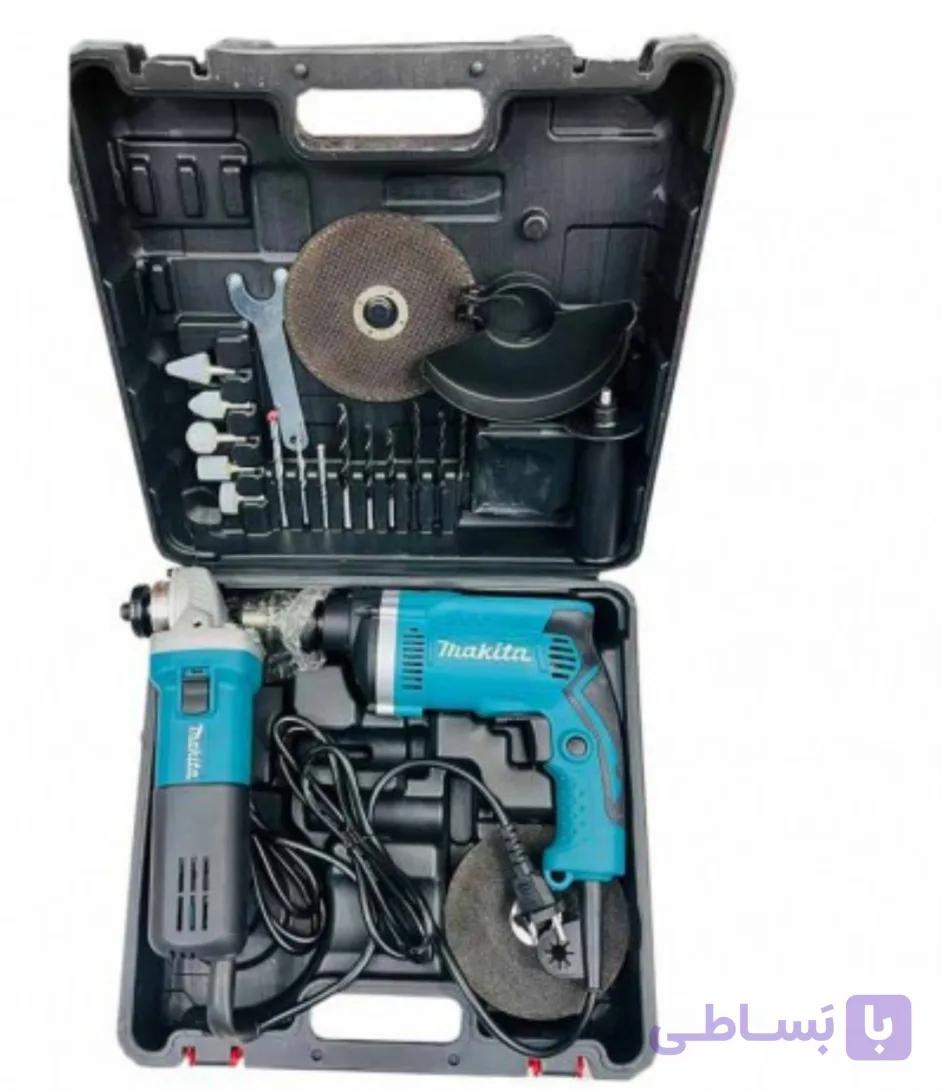 پک دو قلوی دریل و مینی فرز ماکیتا(مدلhp1630_mini9555)
