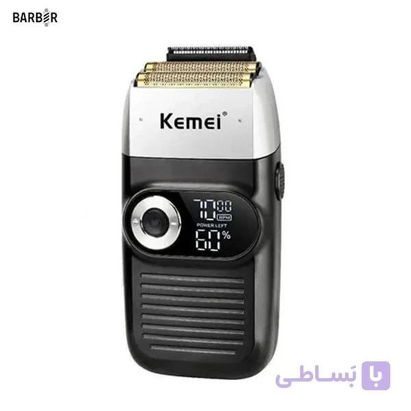 ماشین اصلاح کیمی مدل KM-2026 با تیغه تیتانیوم و ضد آب — تصویر 1