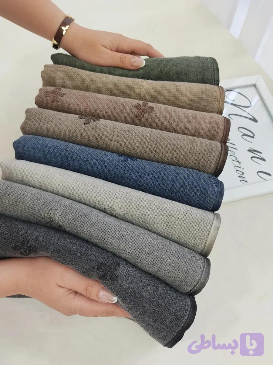 شال حصیری گلدوزی پاپیون