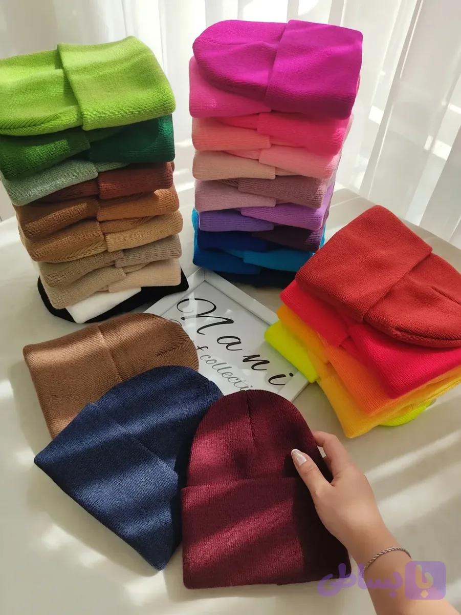 کلاه بافت ساده