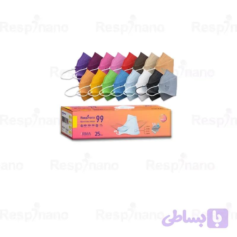 ماسک فیش تایپ (سه بعدی) N99 رسپی نانو سه عددی با رایحه — تصویر 1