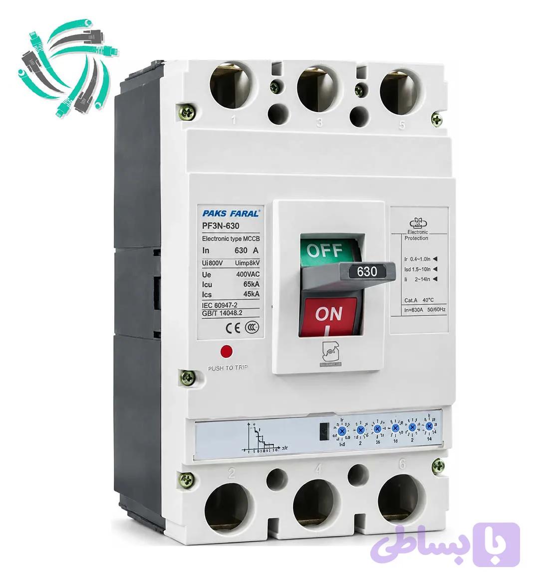 کلید اتوماتیک 32 آمپر فیکس پارس فانال حرارتی-مغناطیسی PF3N-35KA