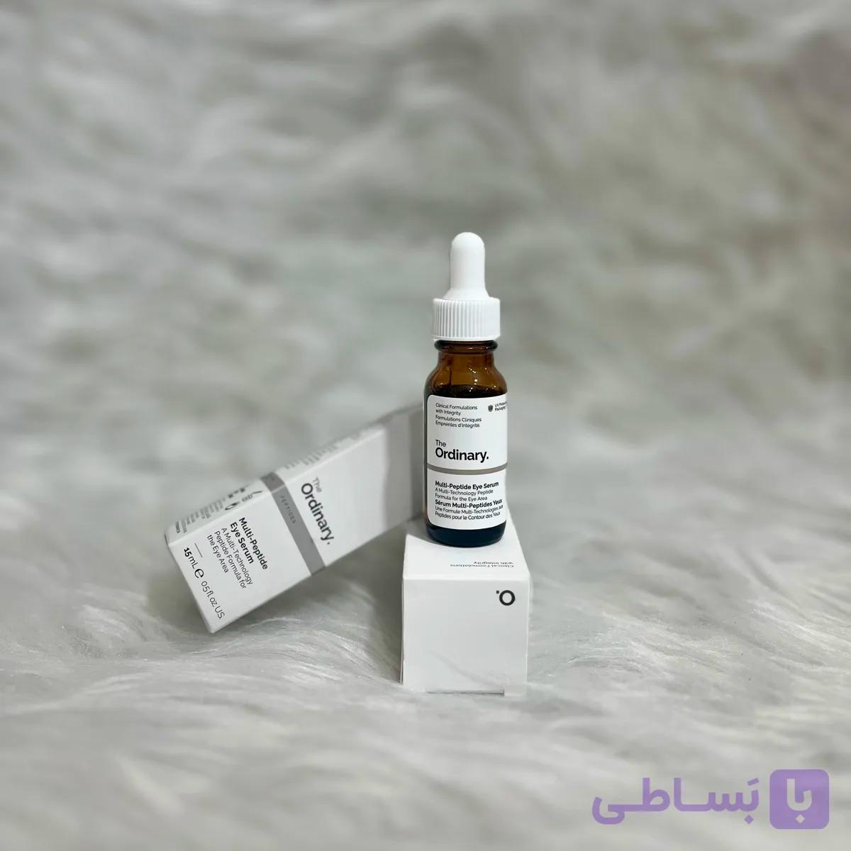 سرم دور چشم جوانساز و ضد چروک و تیرگی مولتی پپتید اوردینری