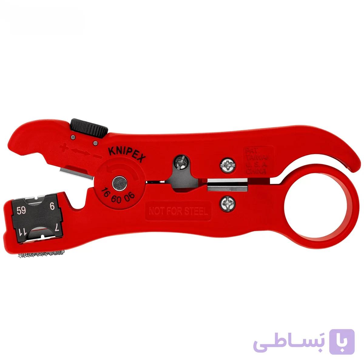 انبر کابل لخت کن کواکسیال و تلفن و داده کنیپکس مدل 166006SB