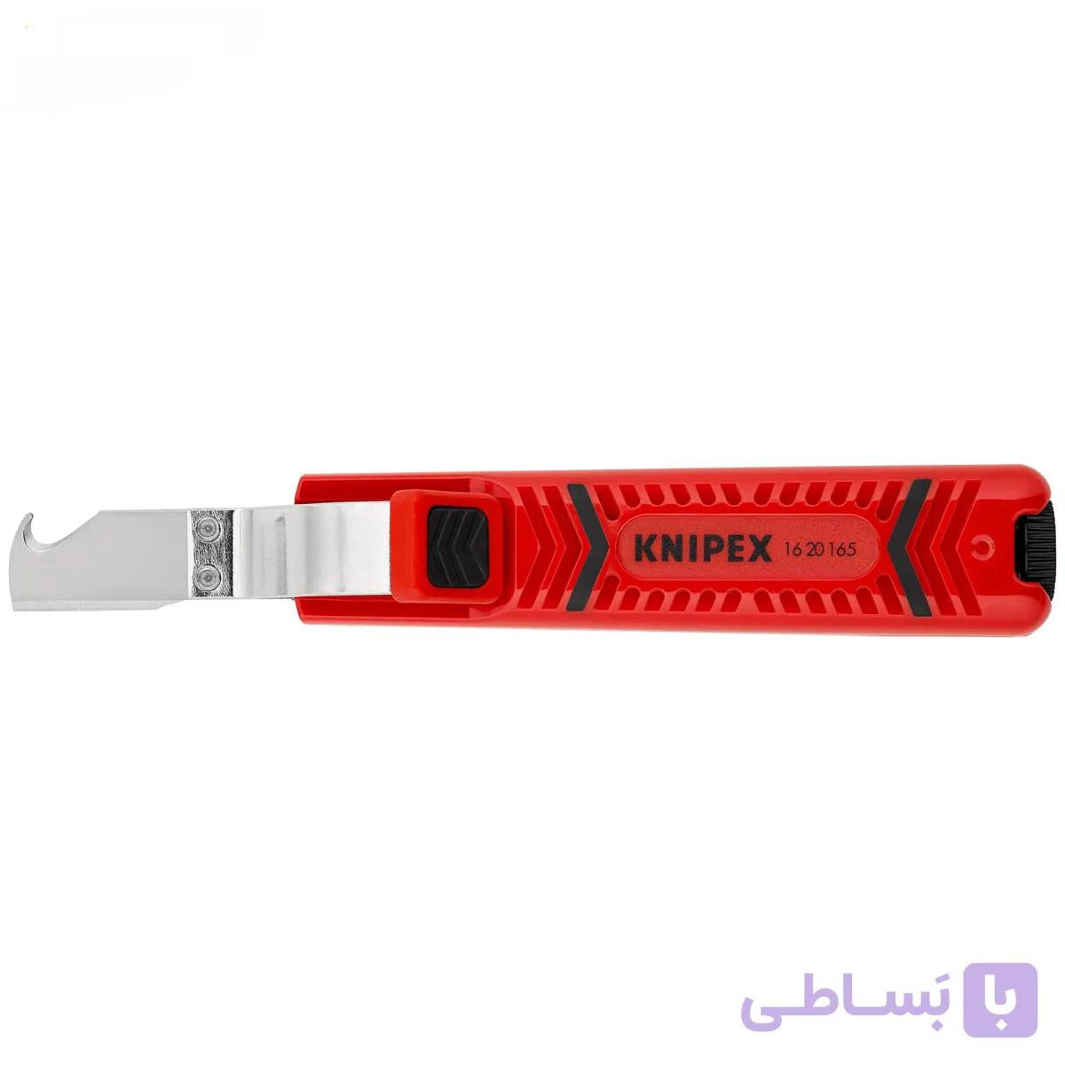 انبر کابل لخت کن همراه با تیغه چاقویی کنیپکس مدل 1620165SB