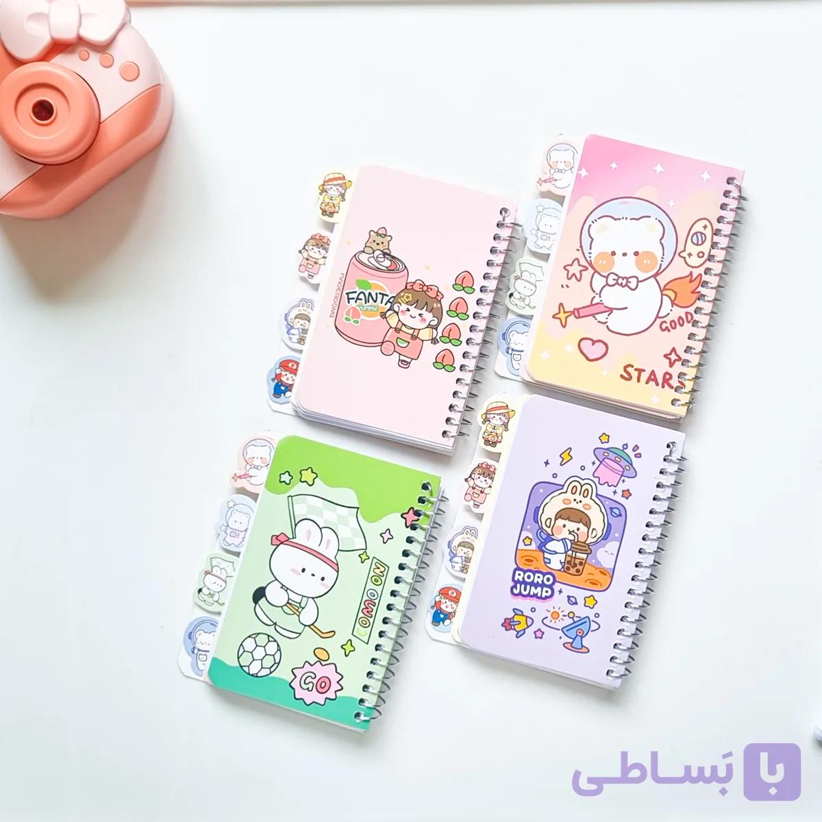 دفترچه یادداشت دیوایدر دار سایز ۱/۱۶