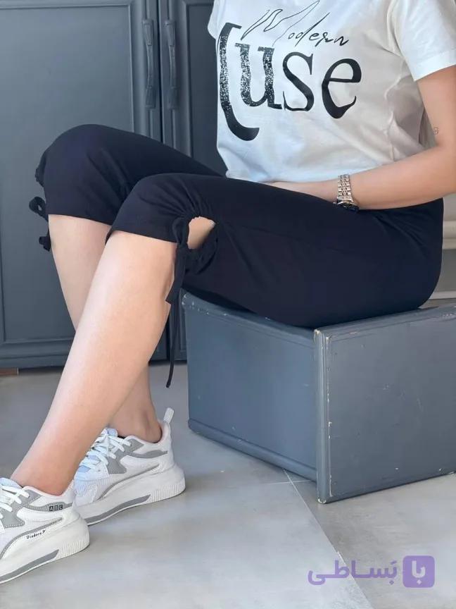 شلوارک زنانه لاکرا پایین بندی