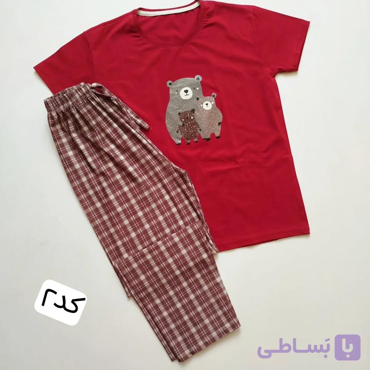 تیشرت شلوارزنانه عروسکی پنبه صدرصد