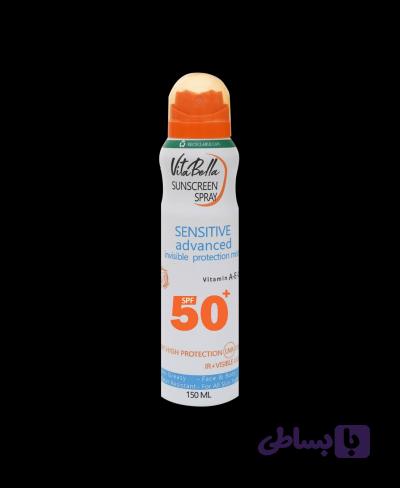 اسپری ضد آفتاب SPF ۵۰ ویتابلا