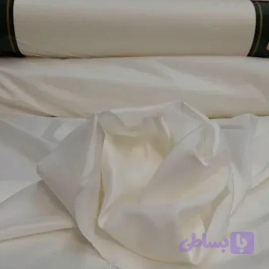 زیر پرده عرض 3متر شیری وسفید