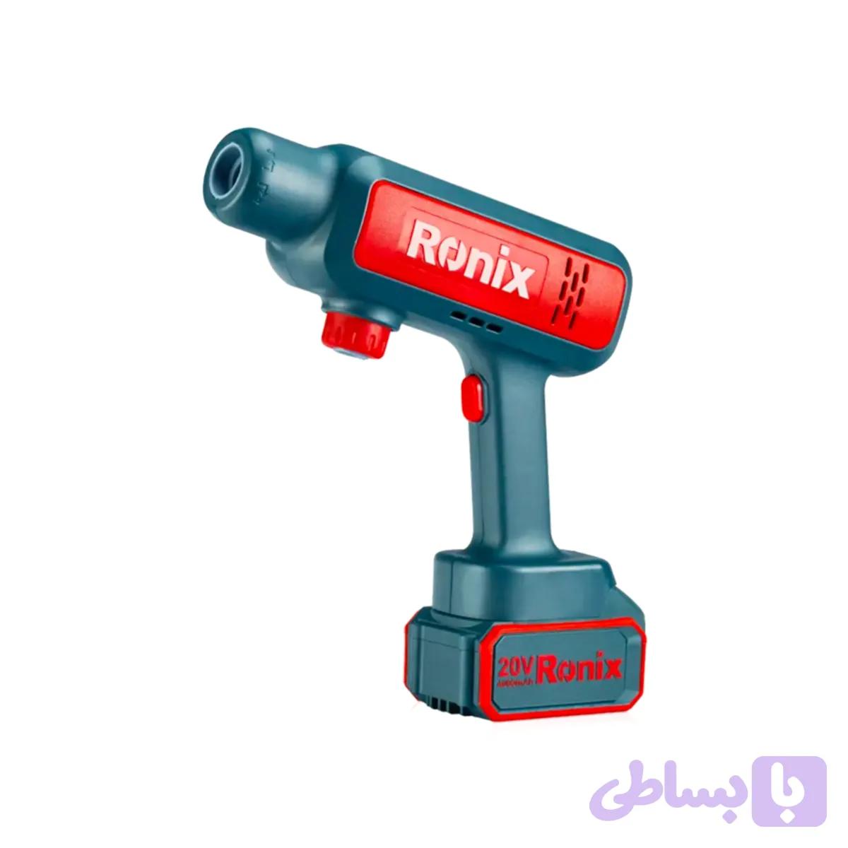کارواش شارژی 20 ولت 8628 رونیکس — تصویر 1