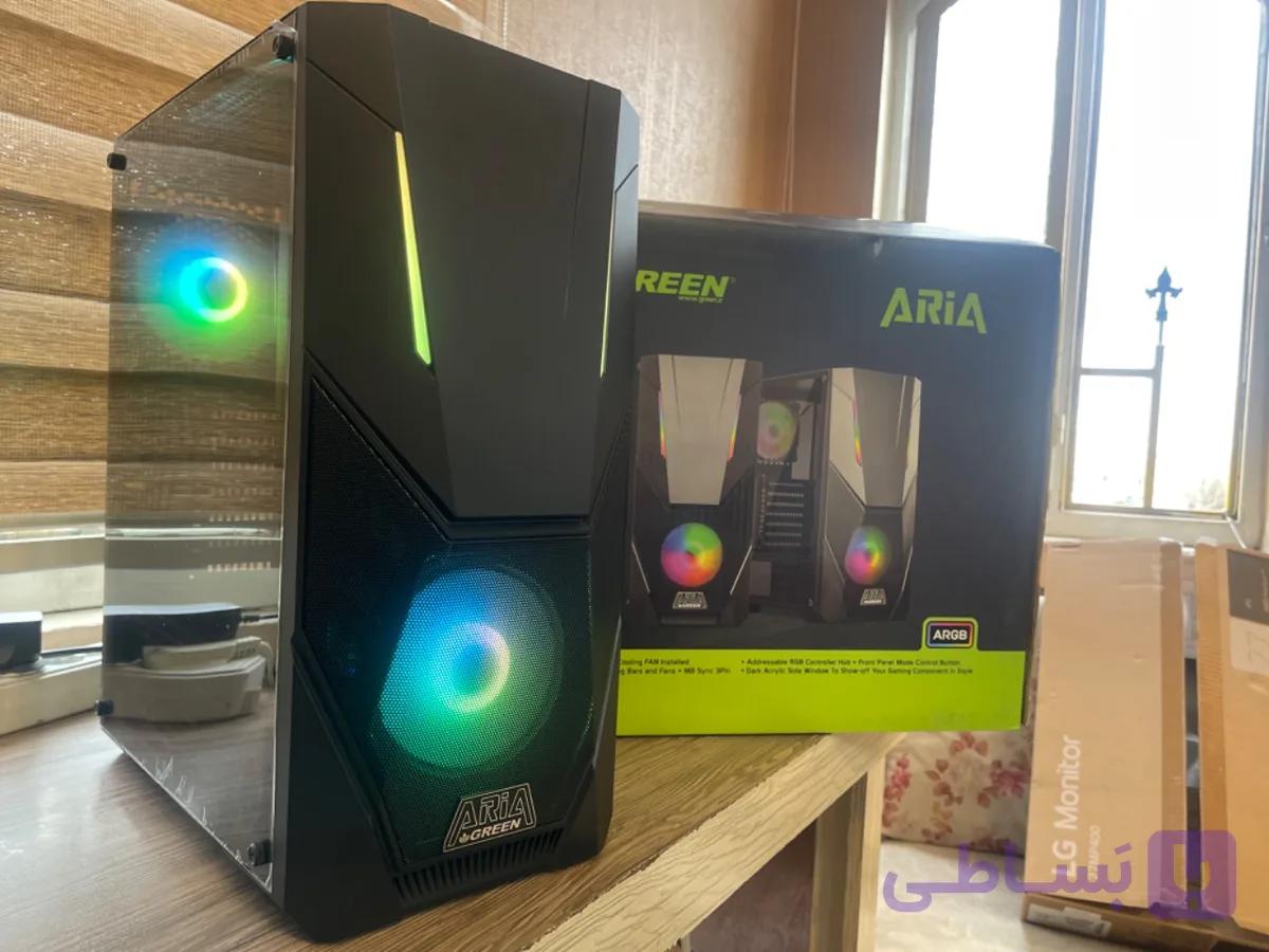کیس CORI7 گیمینگ طراحی اداری خانگی گرافیک DDR5 رم 32 هارد 2ترابایت گارانتی کد J99 — تصویر 1