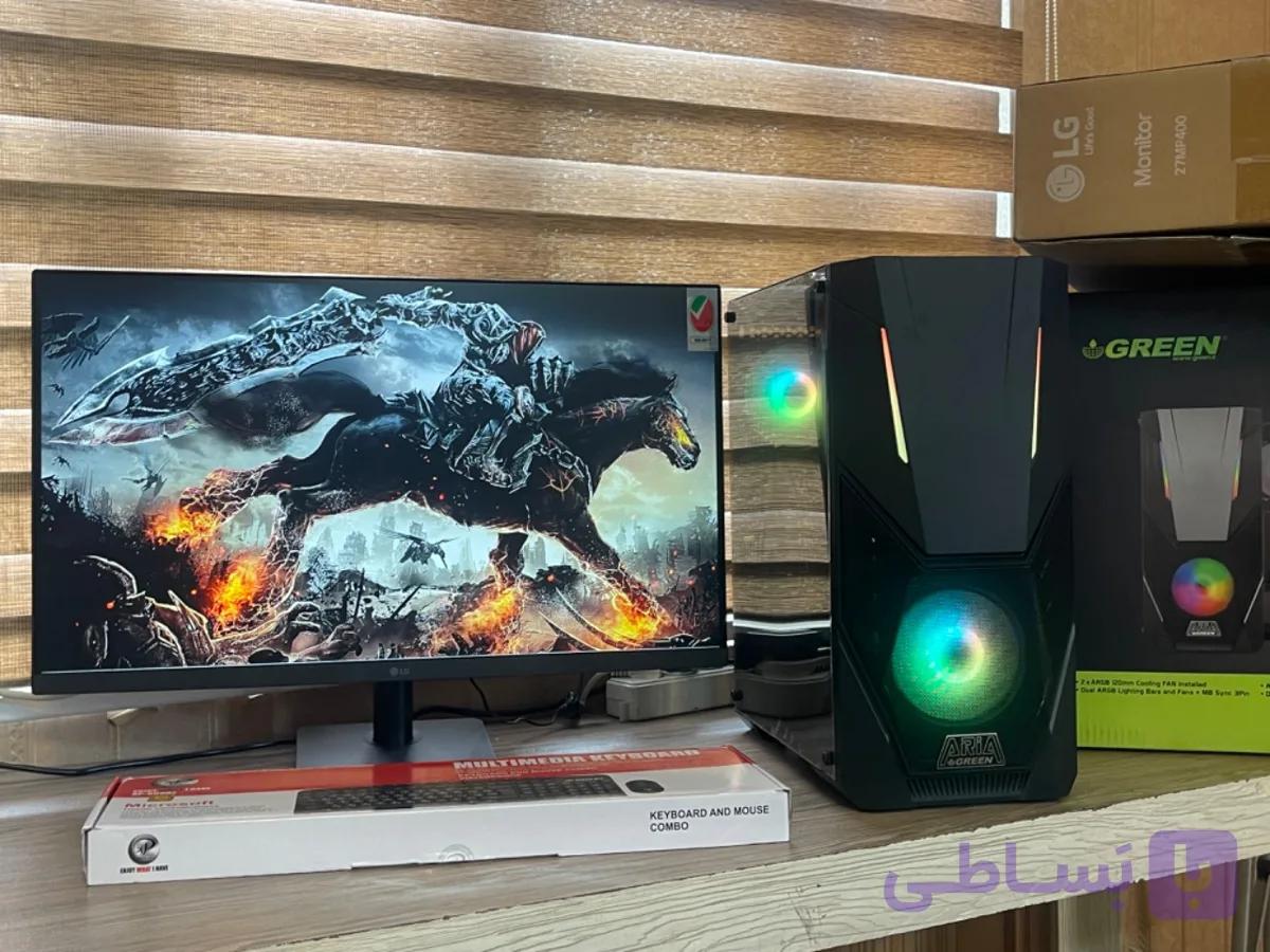 کامپیوتر فوق گیمینگ-طراحی-اداری-خانگی COR i7 | رم 16 گیگ، گرافیک 8 گیگ DDR5 کد A6 — تصویر 1
