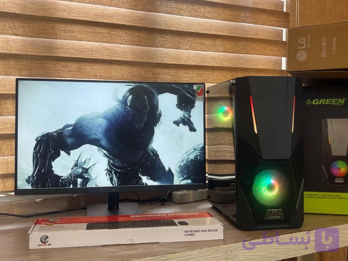 کامپیوتر نسل 12گیمینگ-طراحی-اداری-خانگی cori5 رم 16 گرافیک8 DDR5 کد C999 — تصویر 1