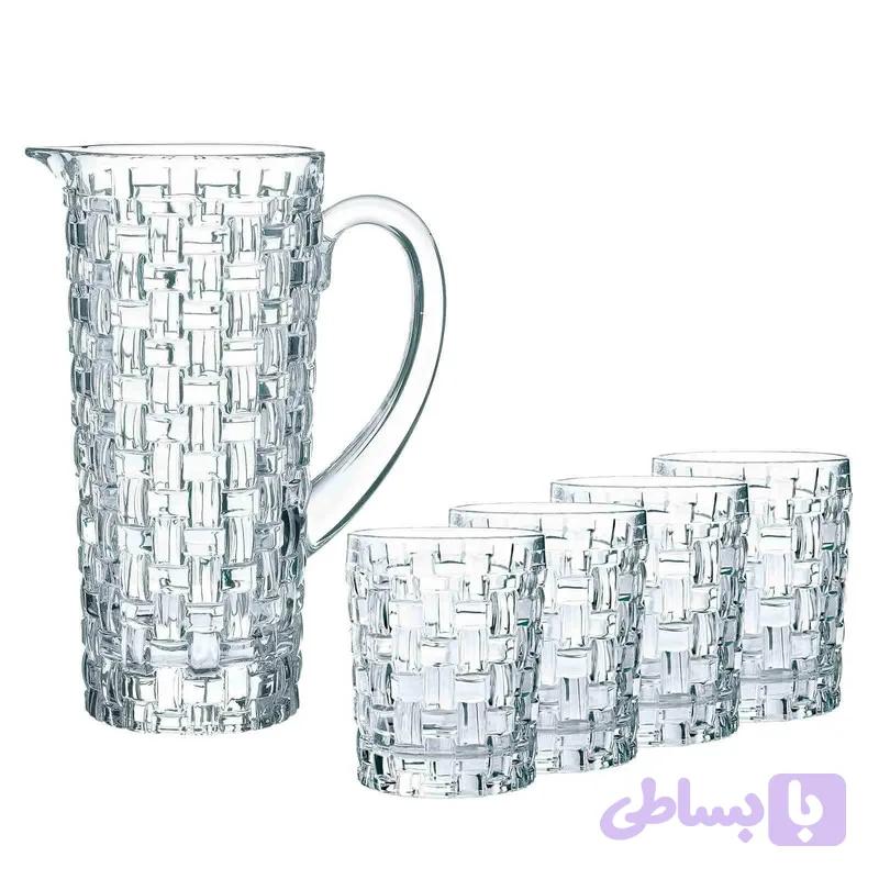 سرویس پارچ و لیوان 5 پارچه ناخمن مدل bossa nova