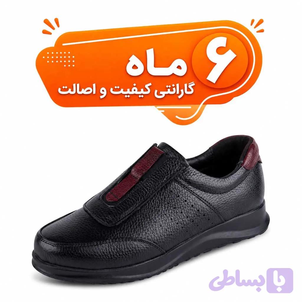 کفش چرم زنانه اسپرت مدل هلنا – چرم طبیعی — تصویر 1