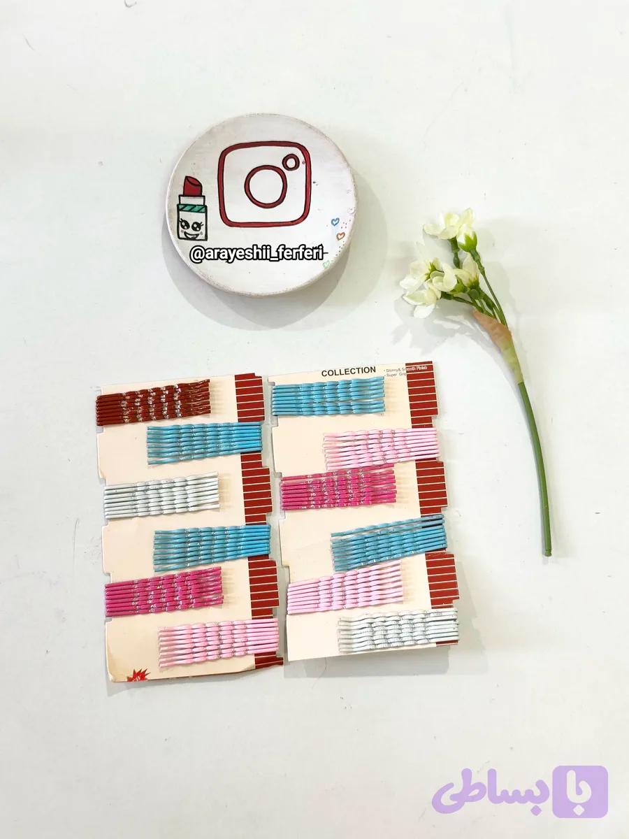 سنجاق مویی شاین دار 8عددی