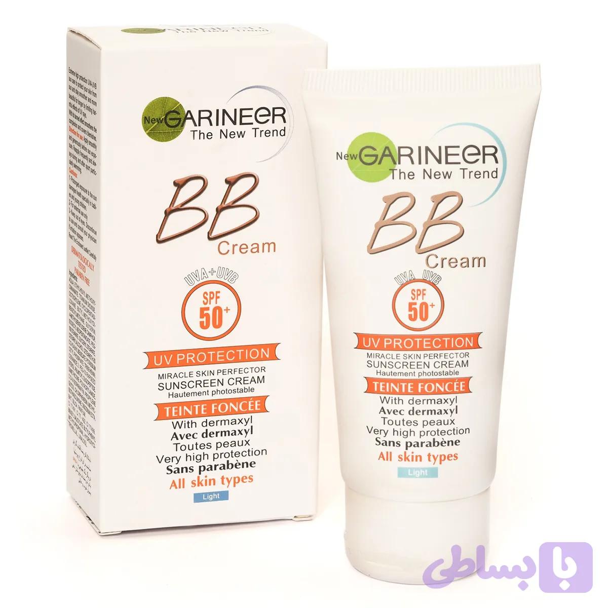 کرم ضدآفتاب رنگی BB گارنیر