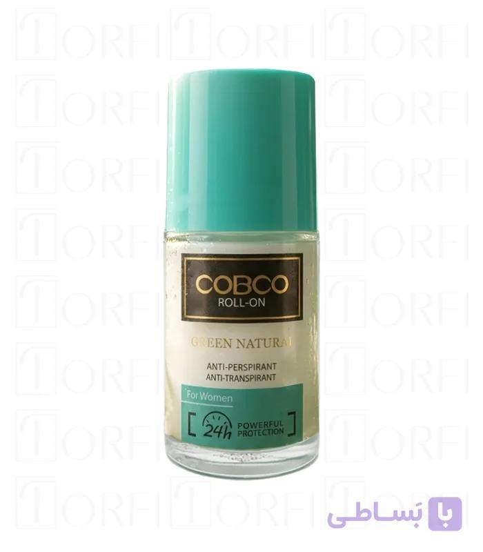 مام رولی زنانه کوبکو (COBCO) مدل Green Natural – حجم ۷۵ میلی‌لیتر — تصویر 1